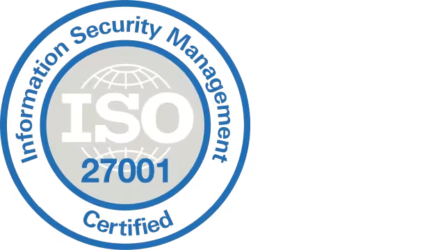 ISO 27001 Information Security Management Certified